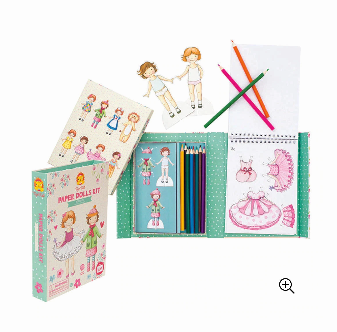 Tiger Tribe Piccolo Paper Dolls Kit