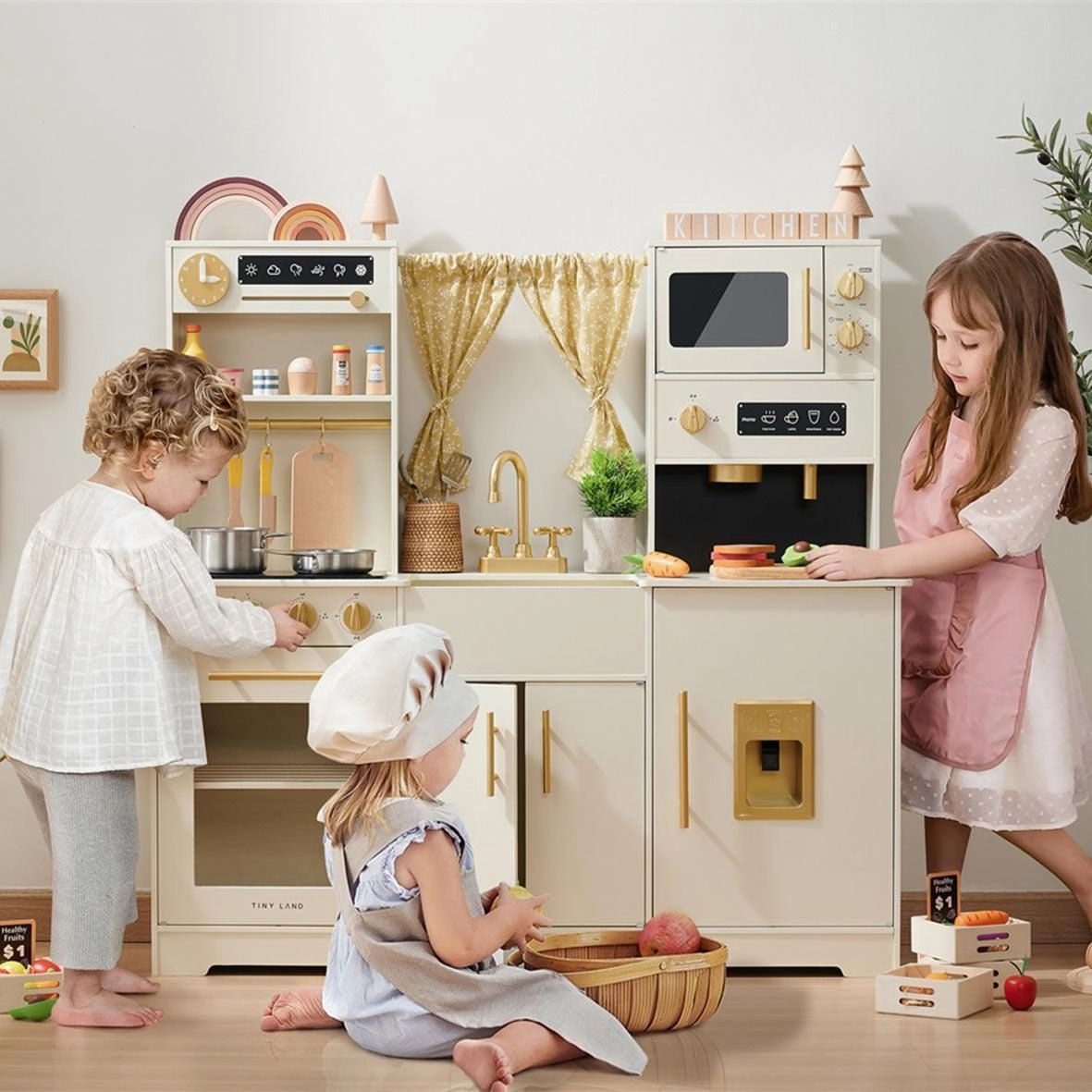 Tiny Land Trendy Home Style Play Kitchen