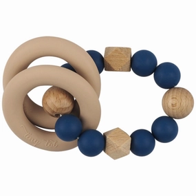 Tiny Tot Rattle Nordic Love Safir bl