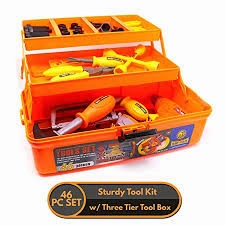TOOL BOX WITH 38 PCS Plan Toy
