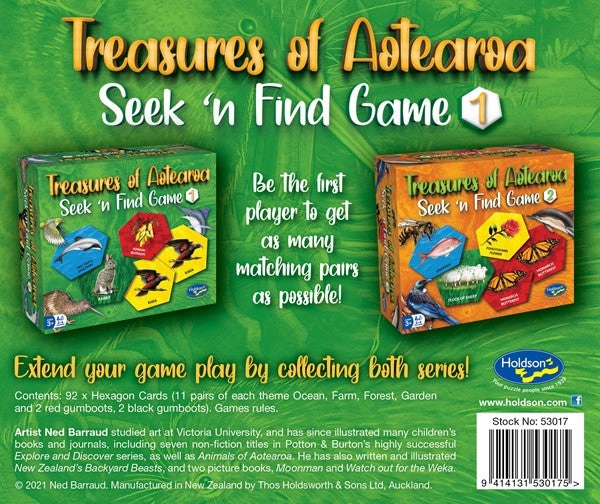 Treasures of Aotearoa Seek n' Find game 1