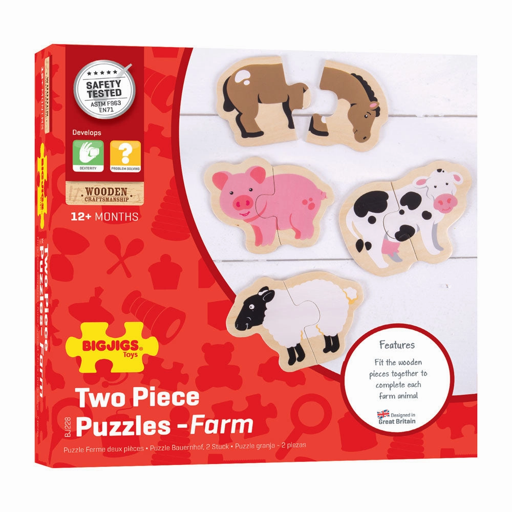Two Piece Puzzles (Farm)