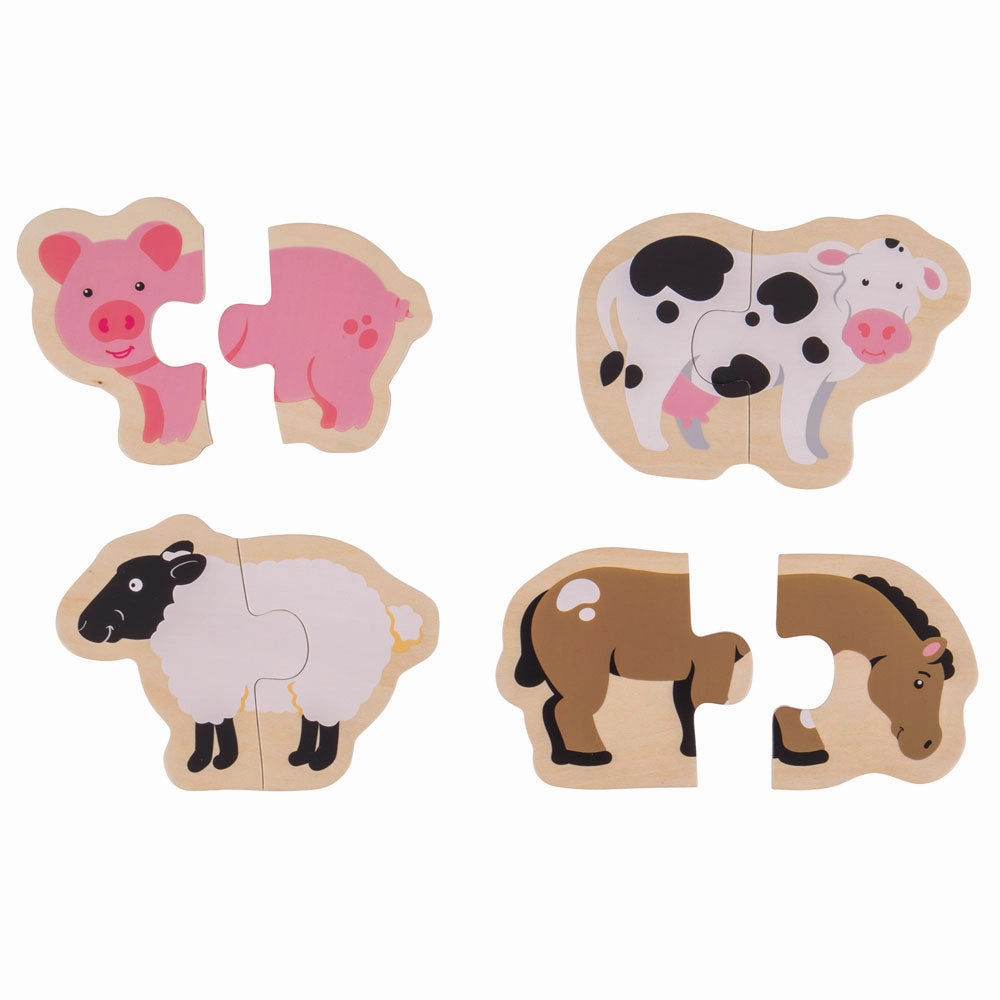 Two Piece Puzzles (Farm)