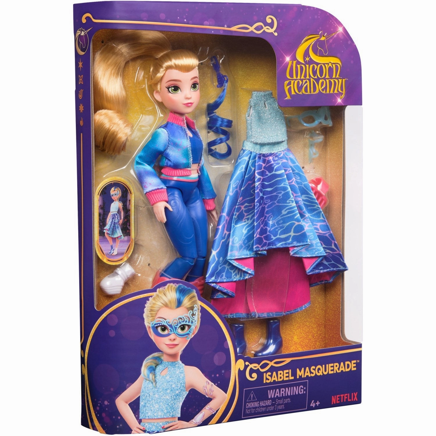 Unicorn Academy Dlx Doll Isabell Masquerade 24 Cm