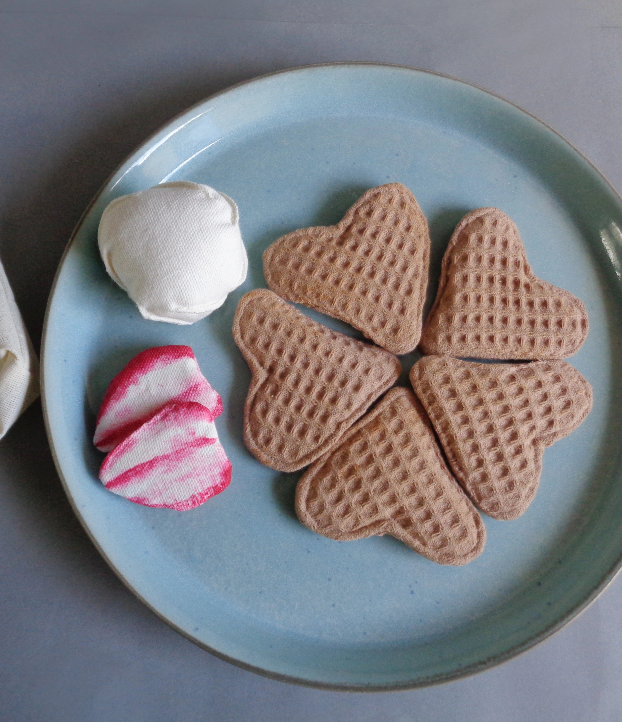 Waffle play set -  5 piece