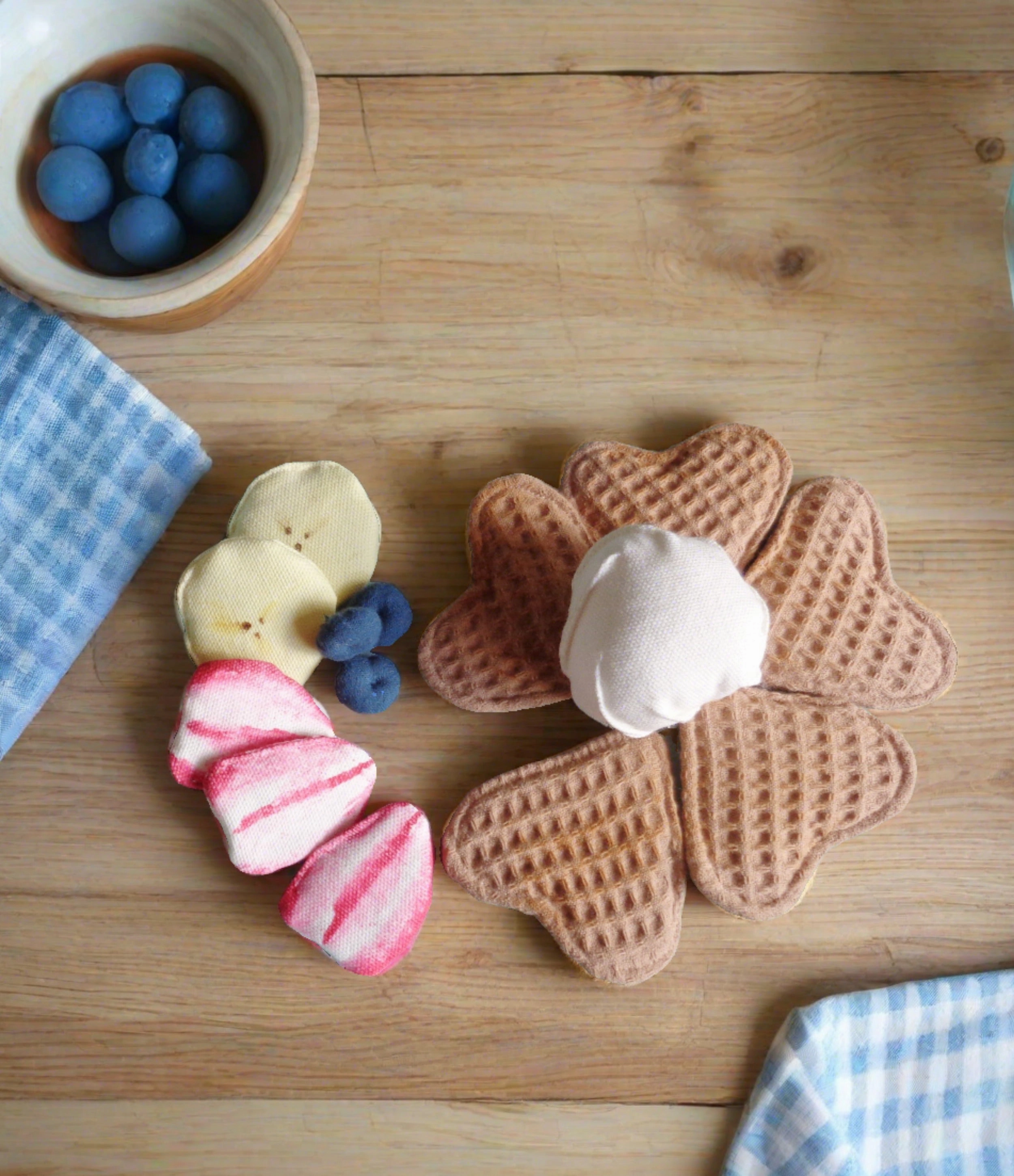 Waffles and Fruit