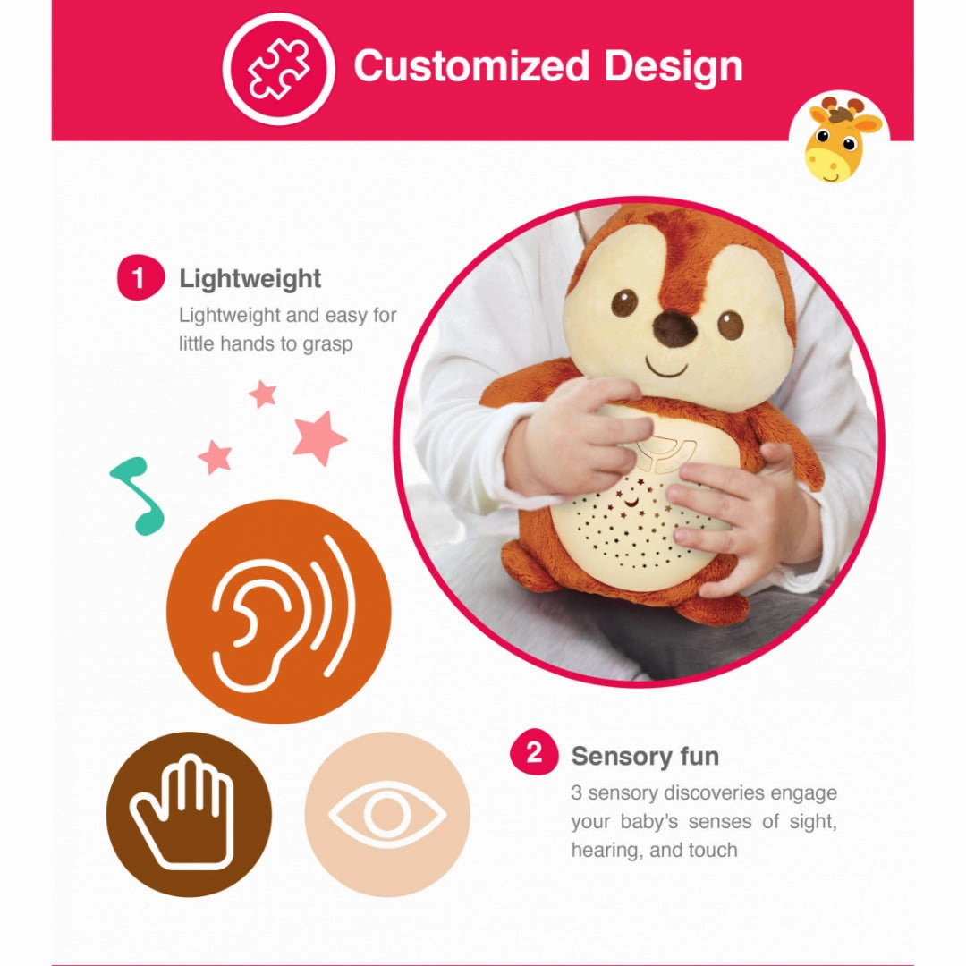 Win Fun 2-in-1 starry lights squirrel