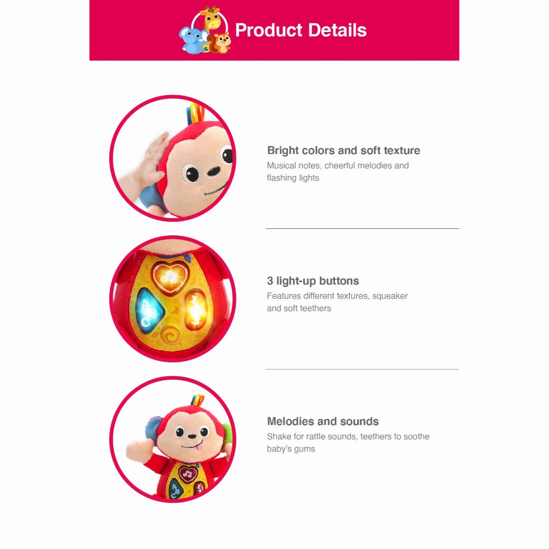 Win Fun Sing 'N Learn Animal Pal - Monkey