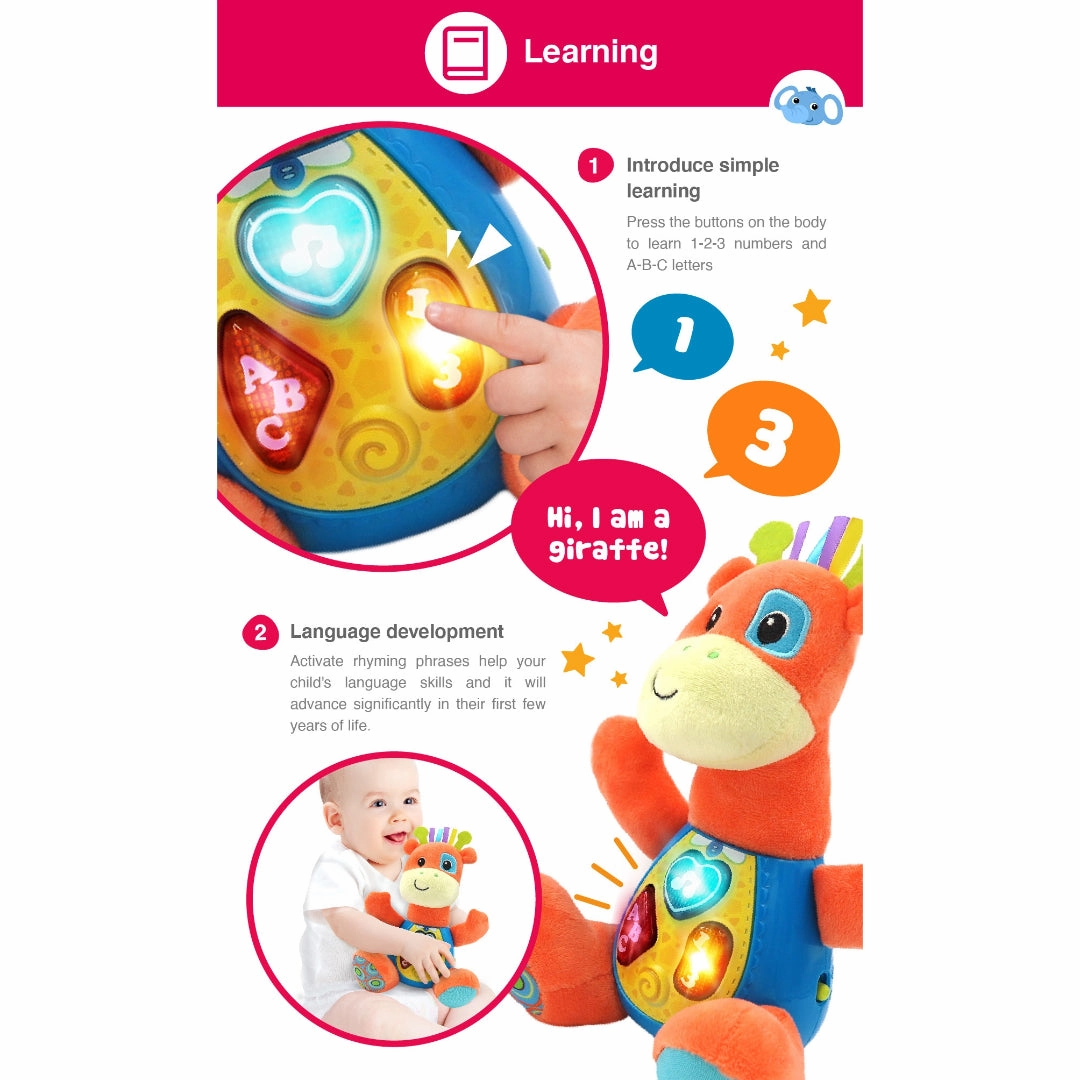 Win Fun Sing 'N Learn with Me Patch the Giraffe