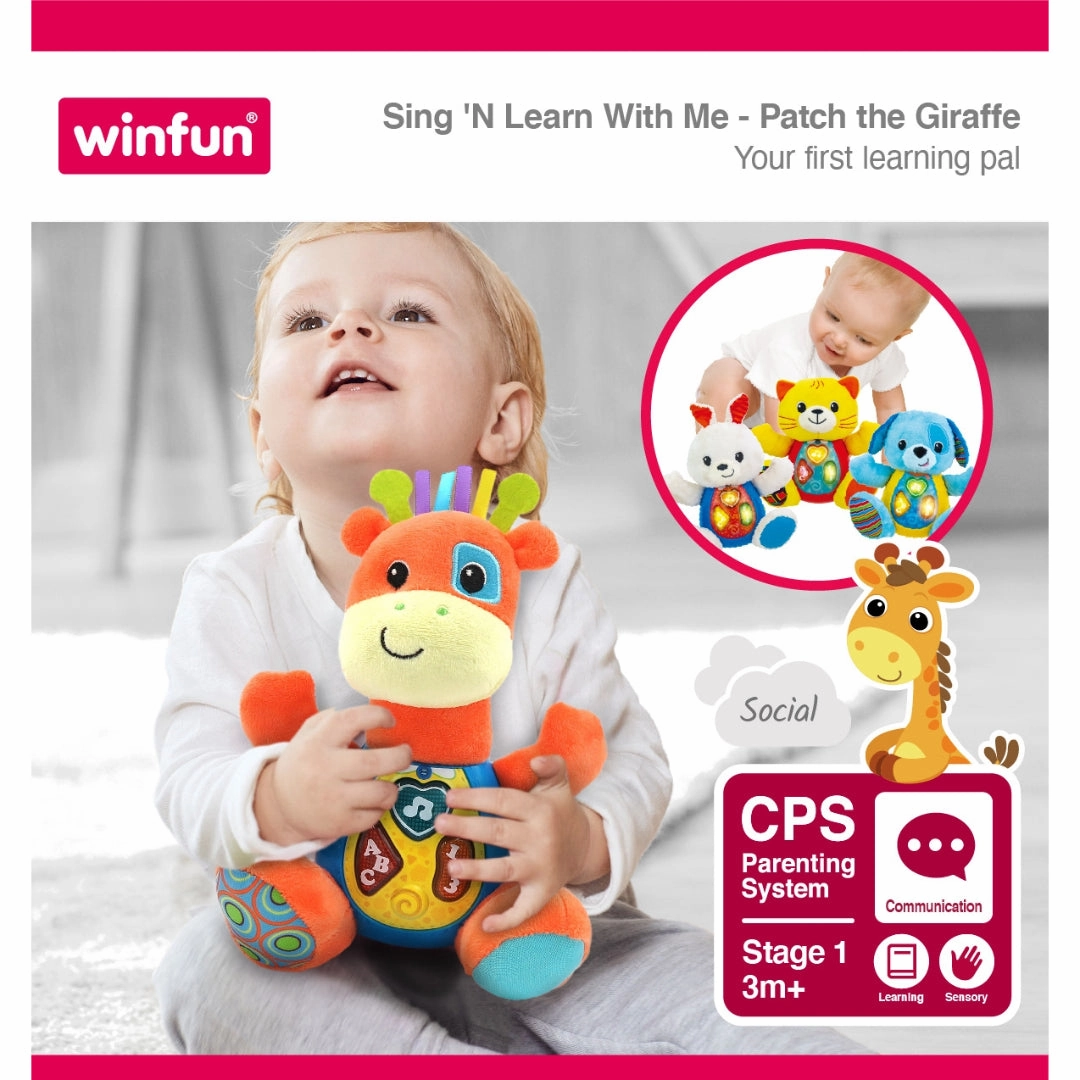 Win Fun Sing 'N Learn with Me Patch the Giraffe