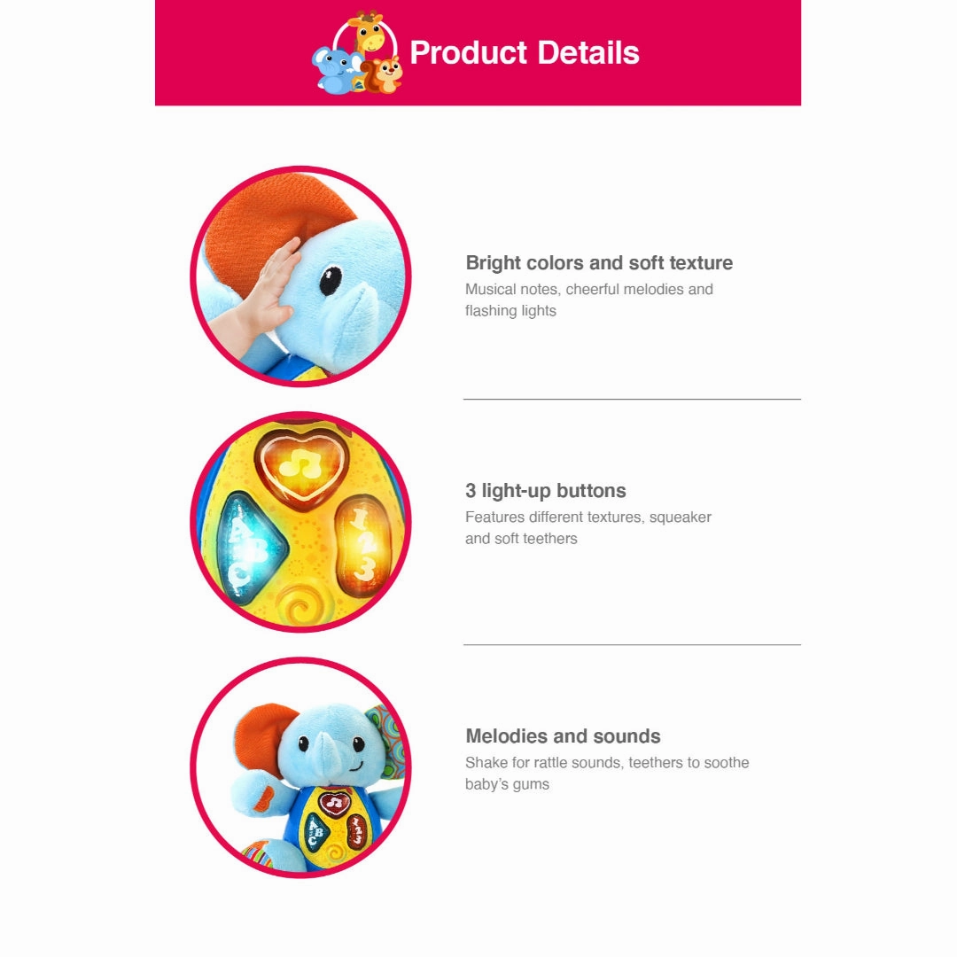 Win fun Sing n Learn With Me - Timber the Elephant