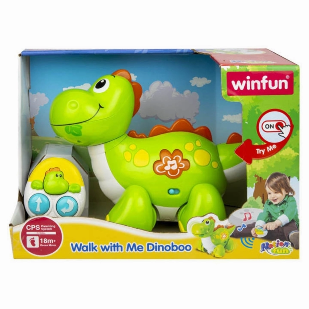 Win Fun Walk With Me Dinoboo Toy For Kids