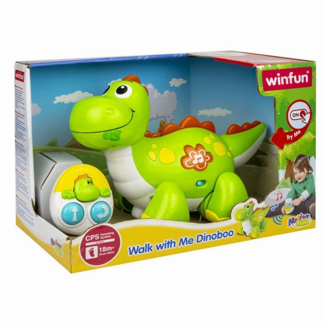 Win Fun Walk With Me Dinoboo Toy For Kids