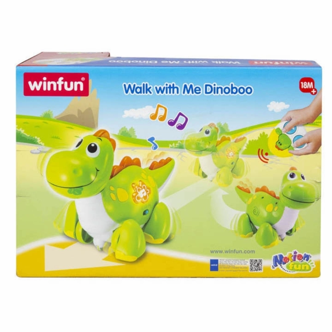 Win Fun Walk With Me Dinoboo Toy For Kids