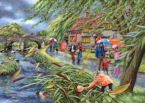 Wind at the Willows - 1000 Piece Jigsaw Puzzle