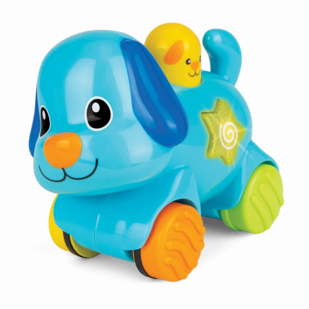 Winfun - Press N Go Pet - Puppy - Blue