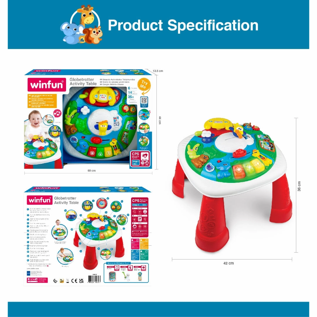 Winfun Globetrotter Activity Table
