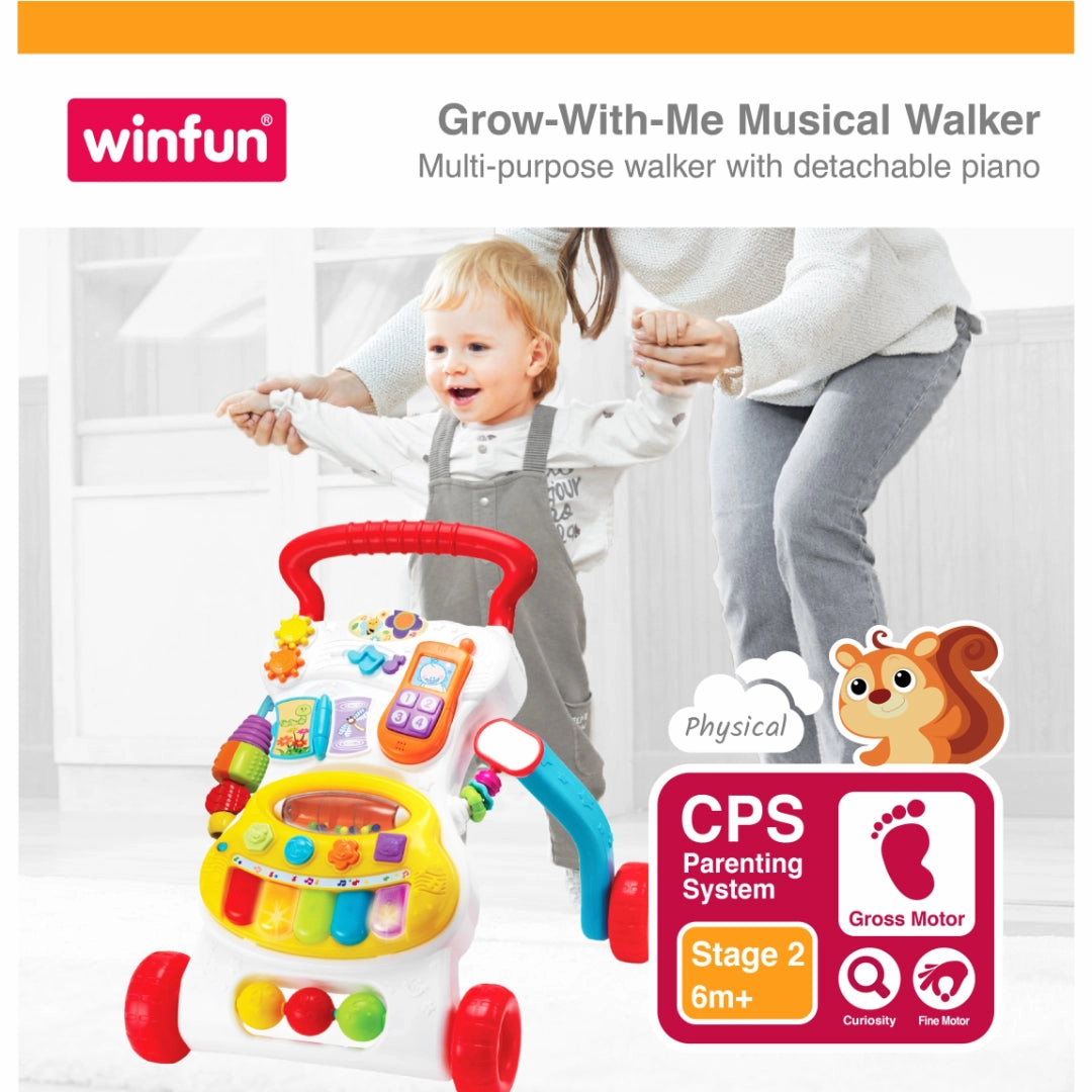 Winfun Grow with Me Walker - Ages 6 months and up