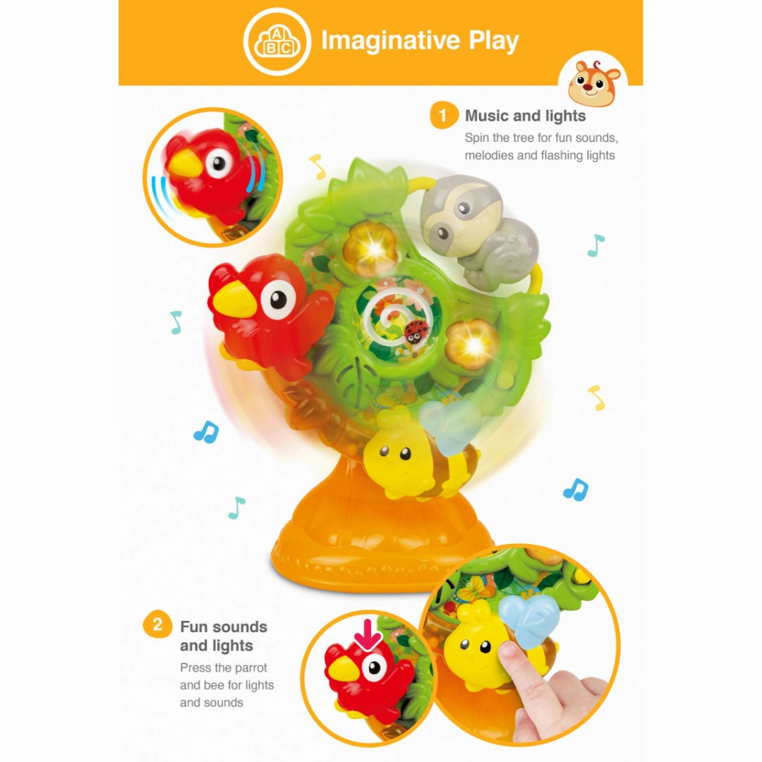 Winfun Jungle Friends Spinning Tree With Light And Sound