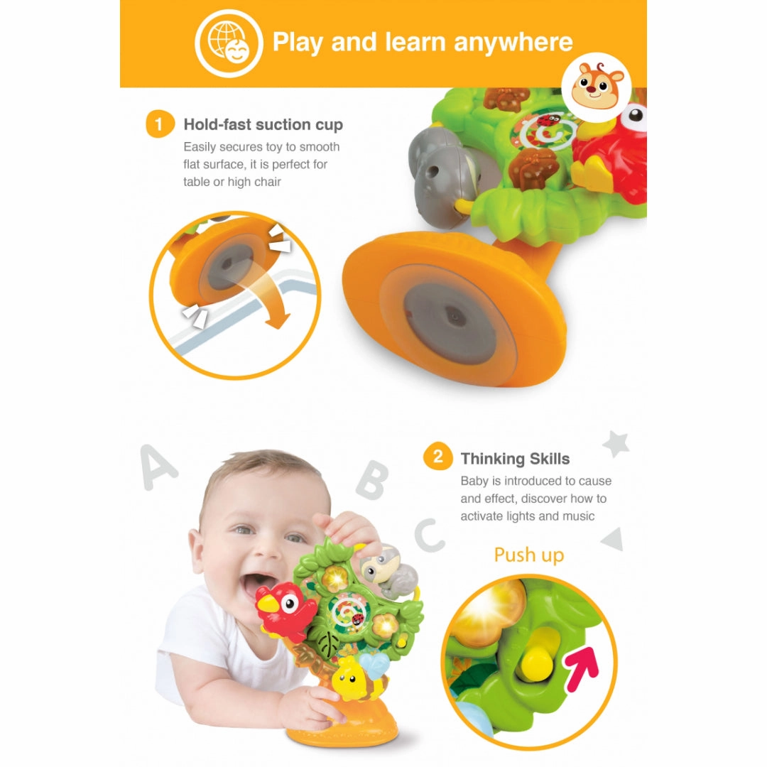 Winfun Jungle Friends Spinning Tree With Light And Sound