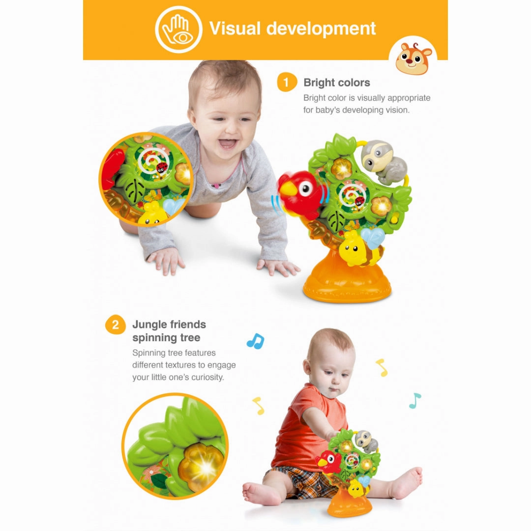 Winfun Jungle Friends Spinning Tree With Light And Sound