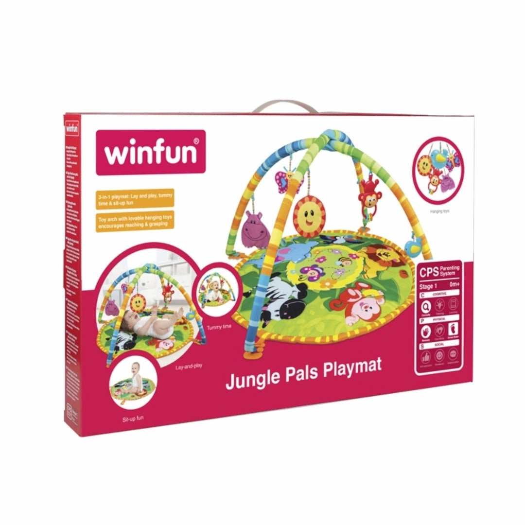 Winfun Jungle Pals Playmat Baby Gear for Kids age 0M 