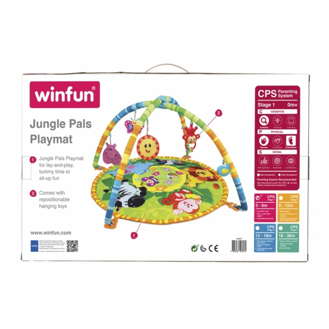 Winfun Jungle Pals Playmat Baby Gear for Kids age 0M 