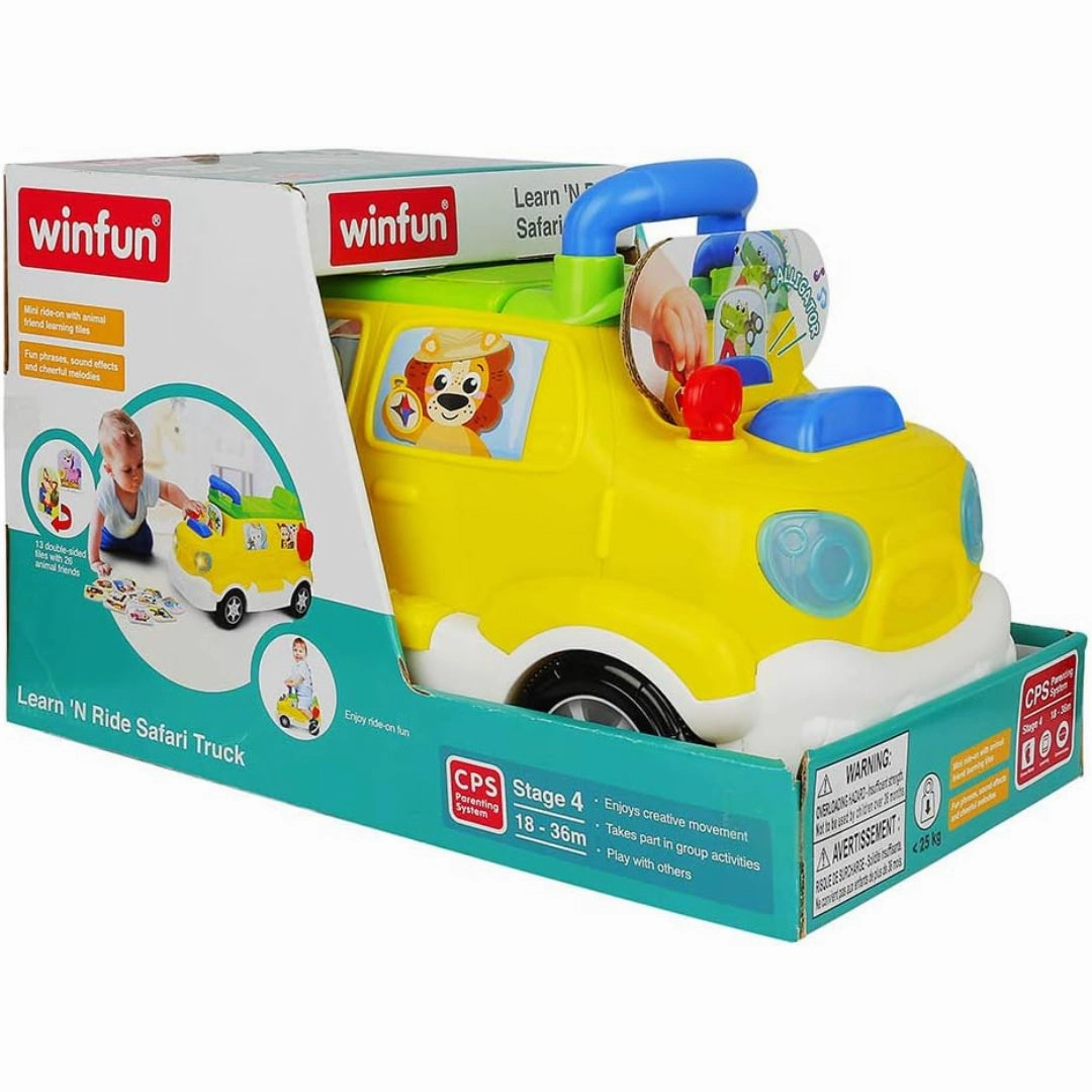 winfun Learn N Ride Safari Truck