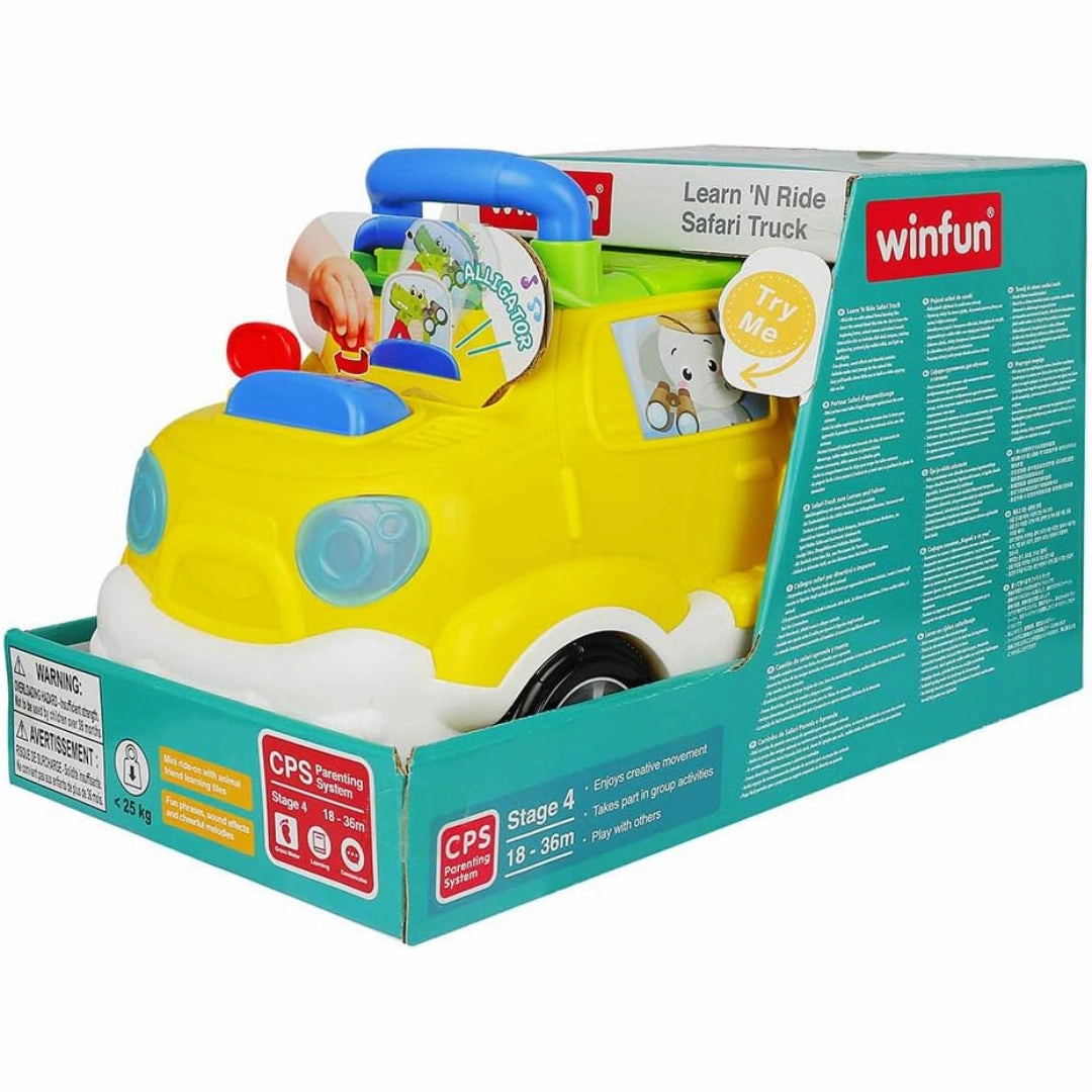 winfun Learn N Ride Safari Truck