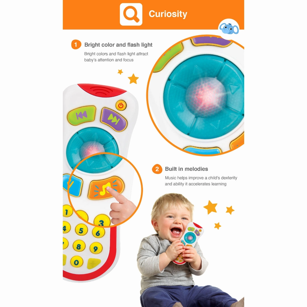 Winfun -Light N Sounds Remote Learning Toys for Kids age 6M 