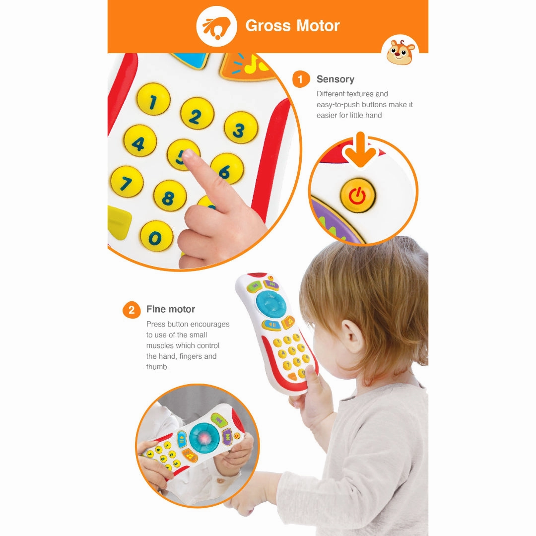 Winfun -Light N Sounds Remote Learning Toys for Kids age 6M 