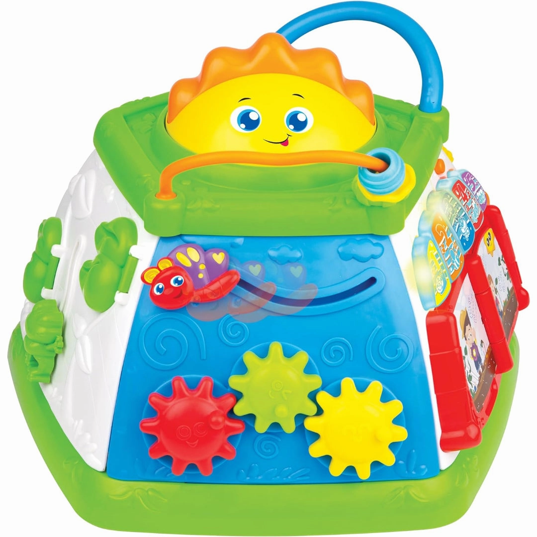 Winfun Lil Greenthumb Activity Cube - 6 Months and up, Lights, Sound Effects and Music
