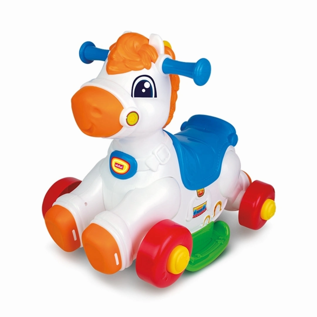 Winfun Multi-Color Jr. Rocking Horse -Recommended for Ages 12 - 36 Months