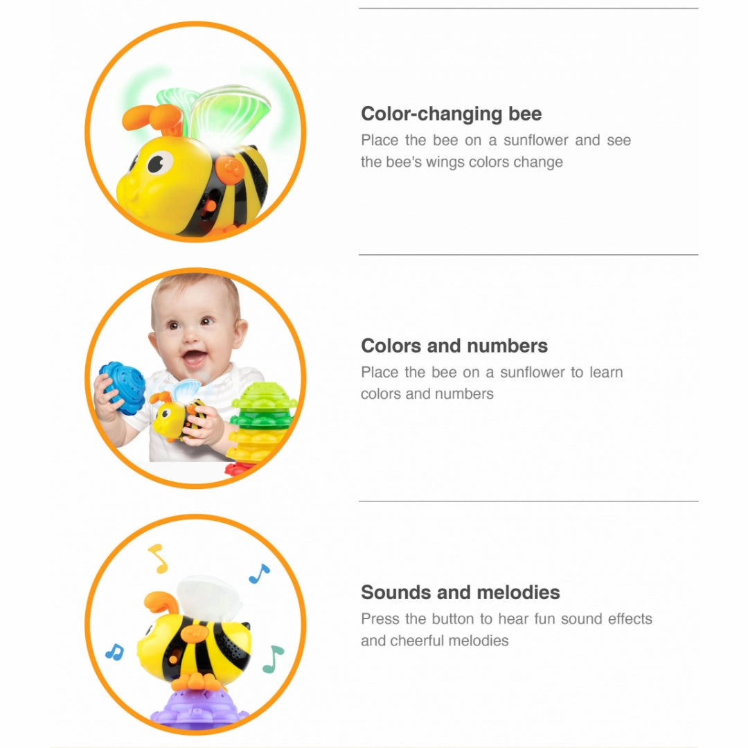winfun Musical Stackable Tower bee and Sunflowers  6m