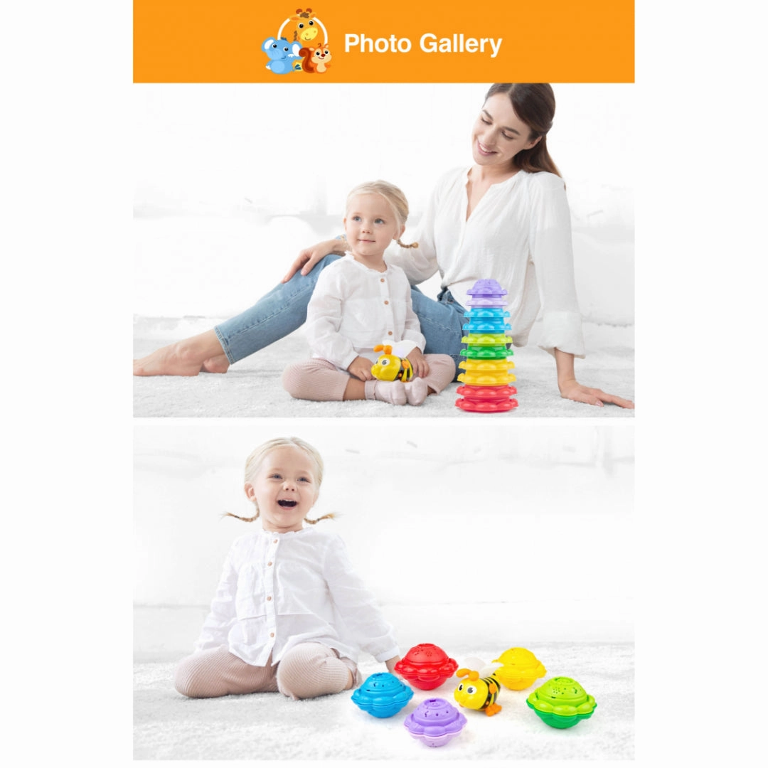 winfun Musical Stackable Tower bee and Sunflowers  6m