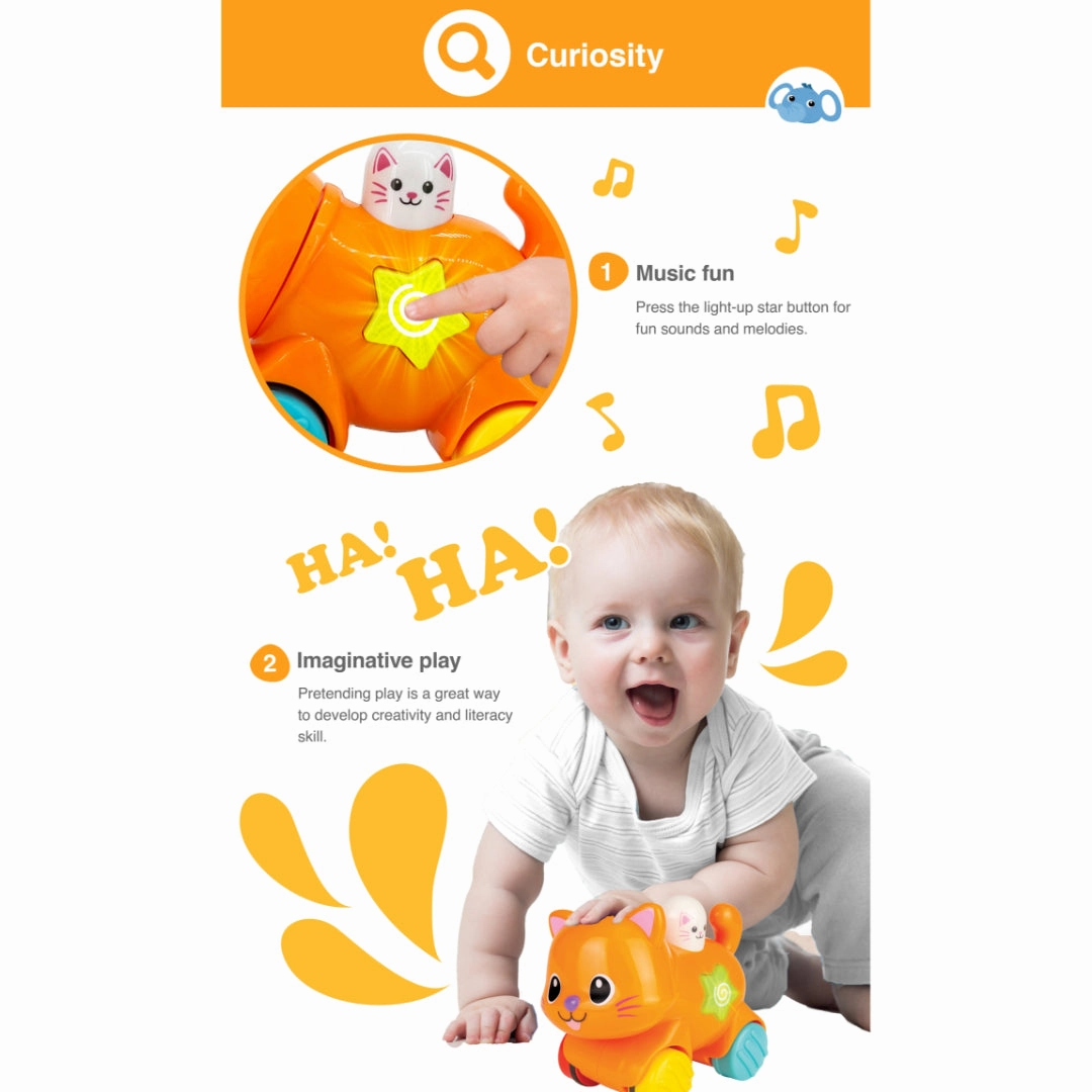Winfun Press 'N Go Pet Kitten Toy