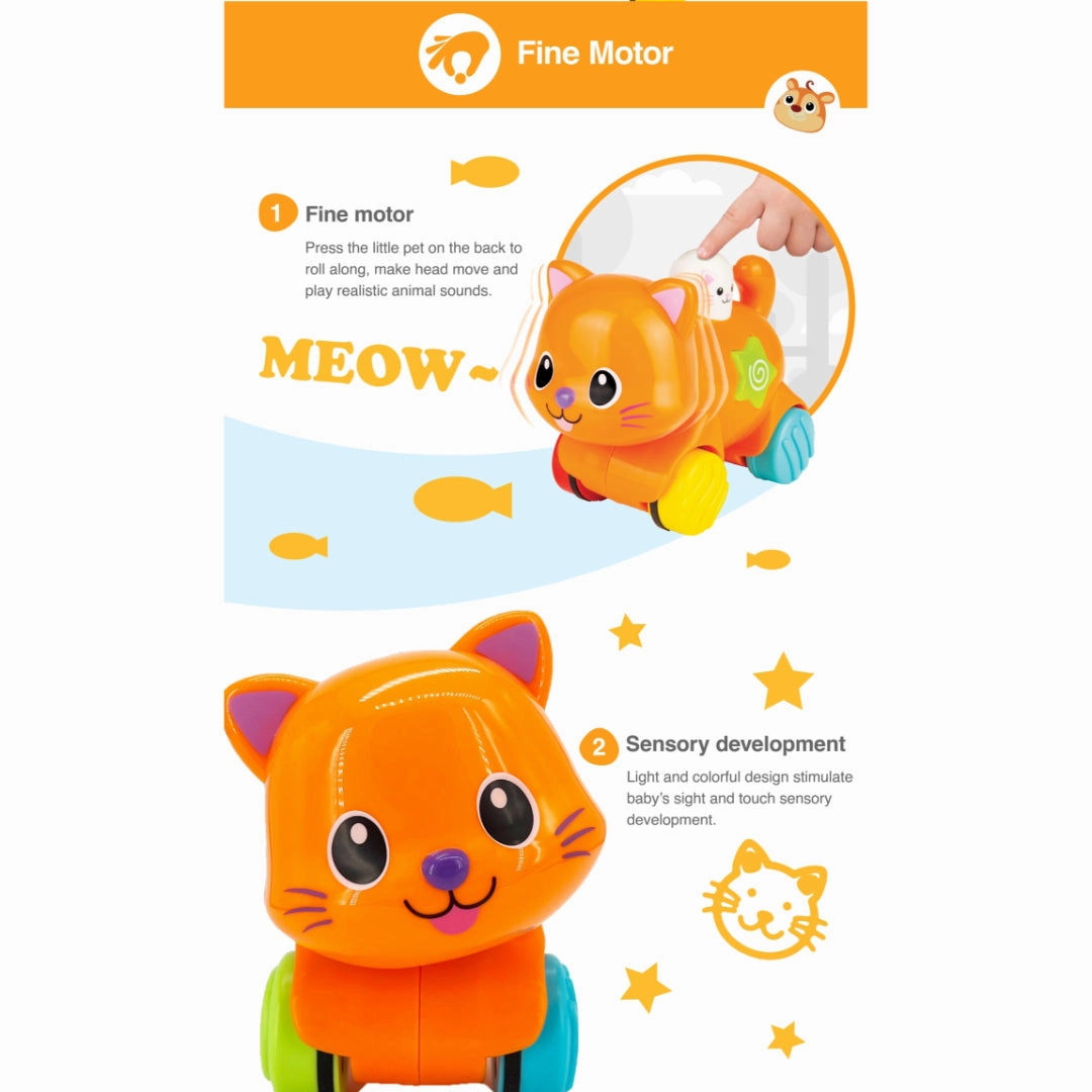Winfun Press 'N Go Pet Kitten Toy