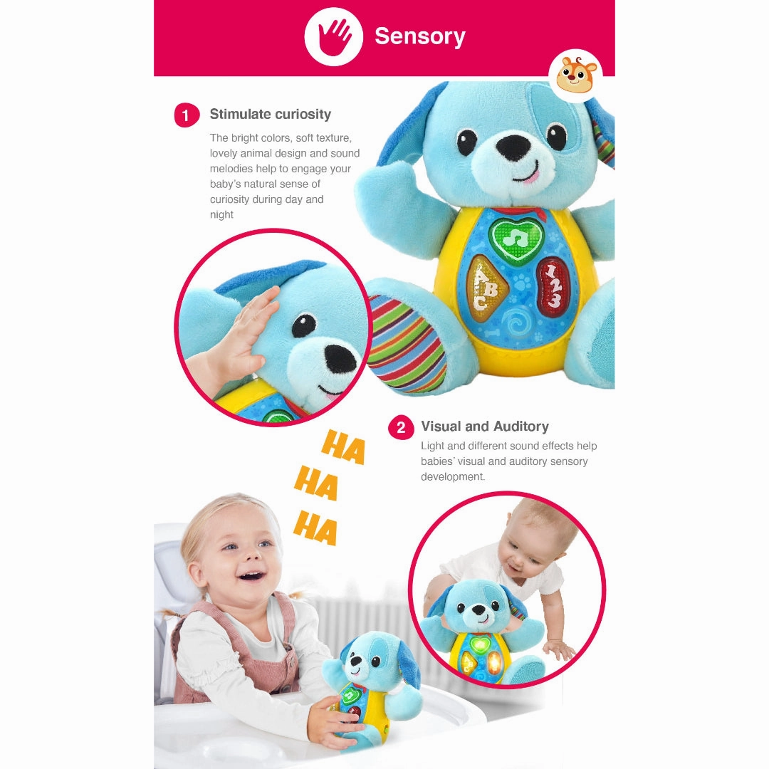 Winfun Sing 'N Learn With Me Blueberry Pup Toy