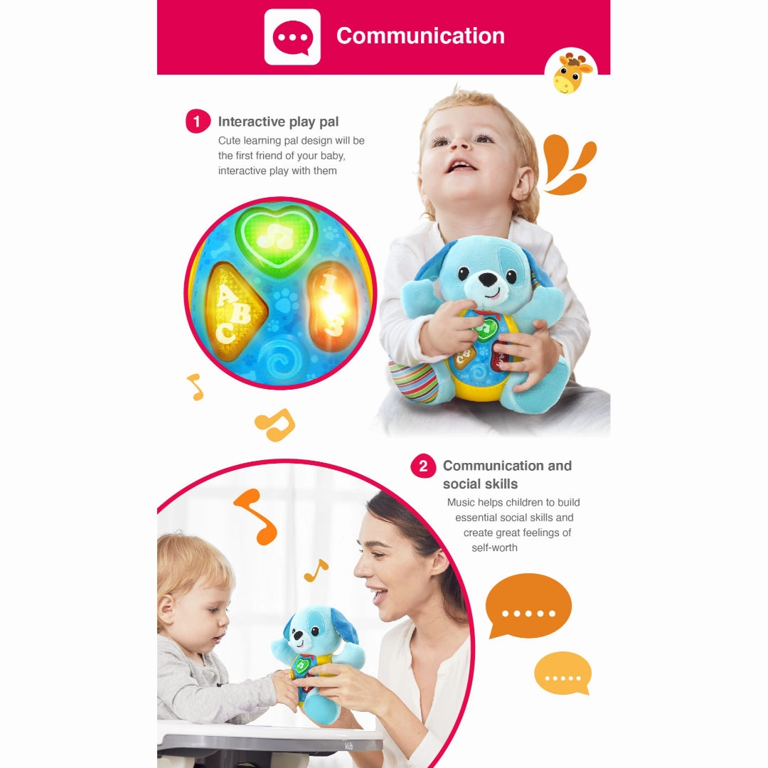 Winfun Sing 'N Learn With Me Blueberry Pup Toy