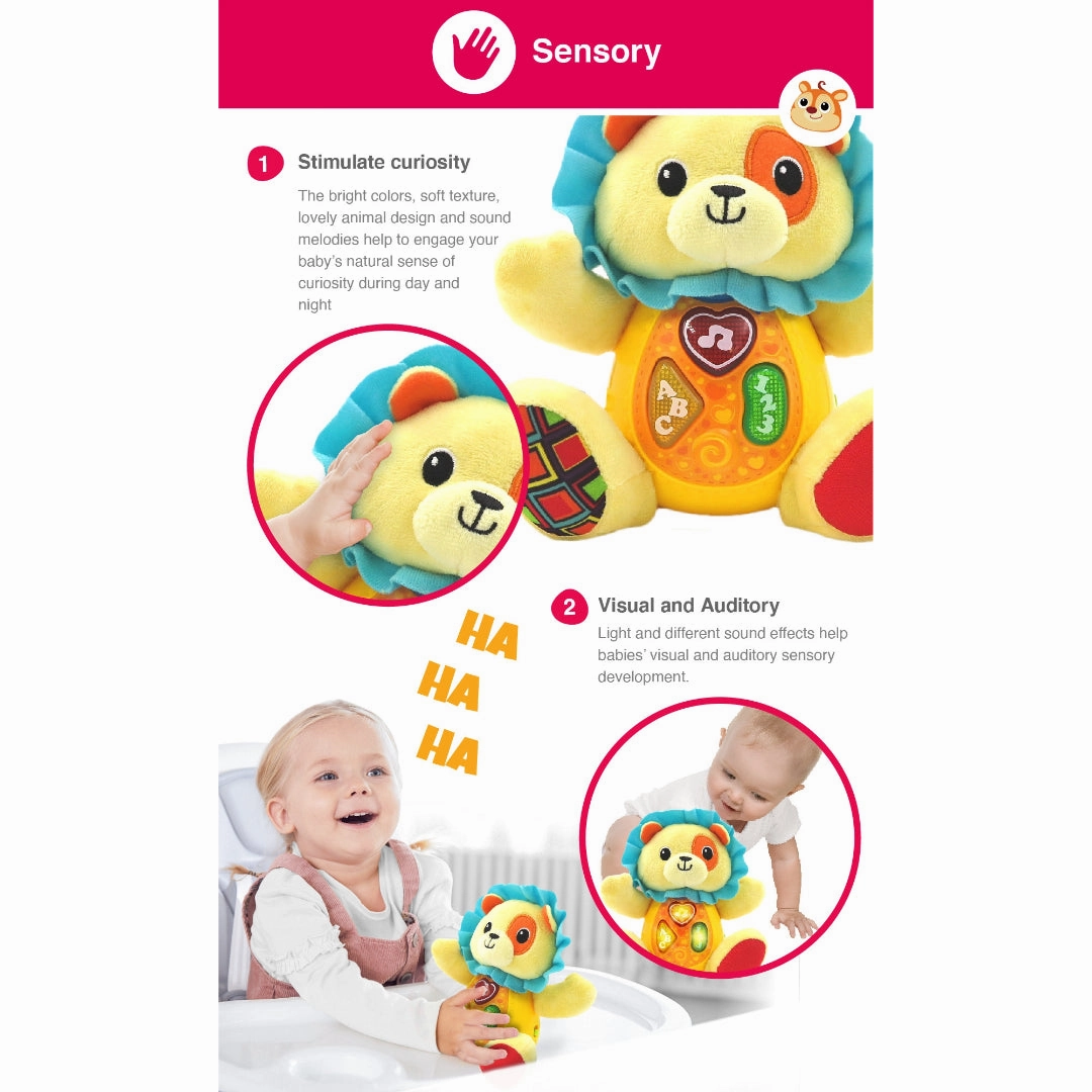 Winfun Sing & Learn -Caesar The Lion Toy For Kids