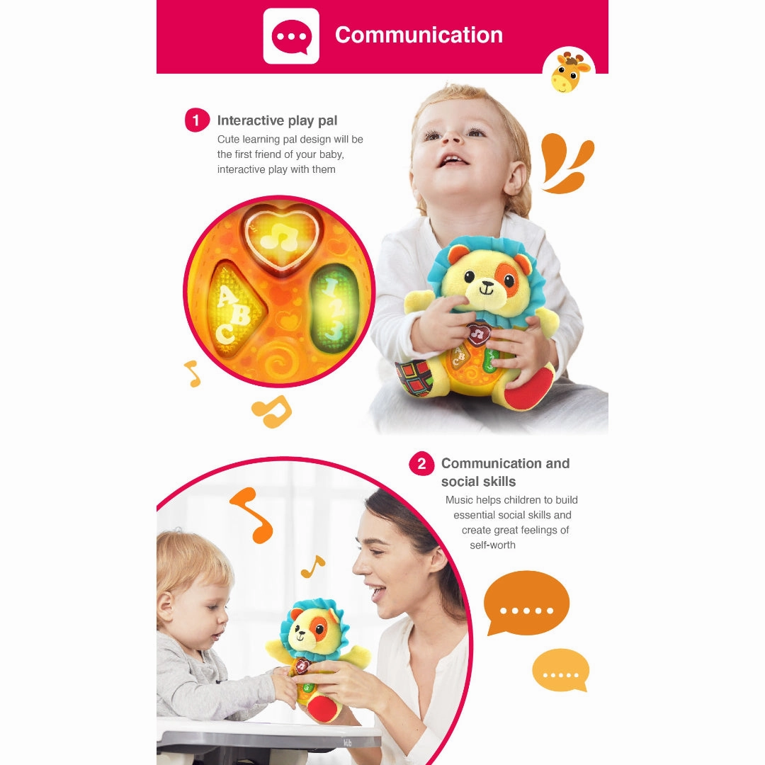 Winfun Sing & Learn -Caesar The Lion Toy For Kids