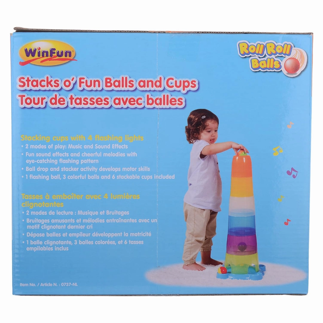 Winfun Stack'N Roll Fun Activity Toys for Kids age 12M 