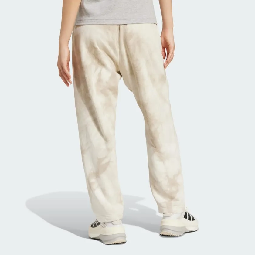 Women's adidas ALL SZN Fleece Tie-Dye Barrel Leg Pants adidas Shoes