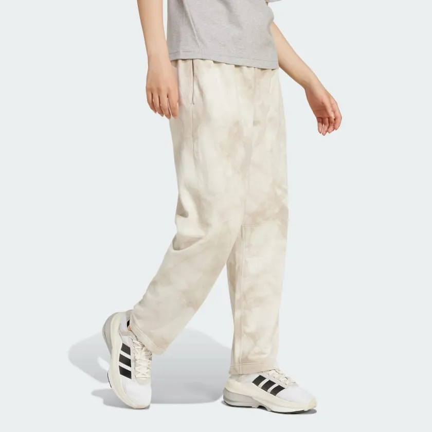 Women's adidas ALL SZN Fleece Tie-Dye Barrel Leg Pants adidas Shoes