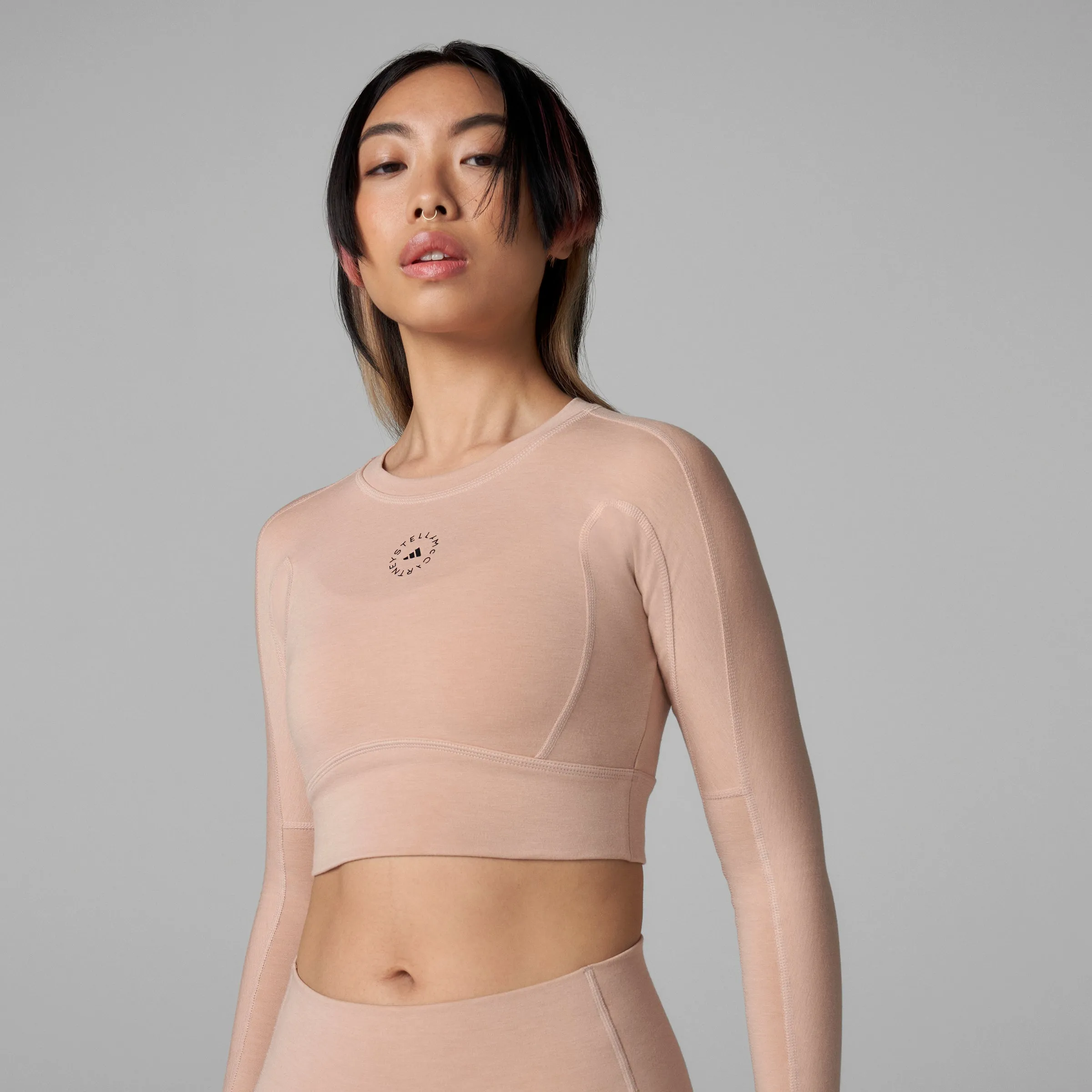 Women's adidas  by Stella McCartney TrueStrength Cropped Long Sleeve adidas Shoes