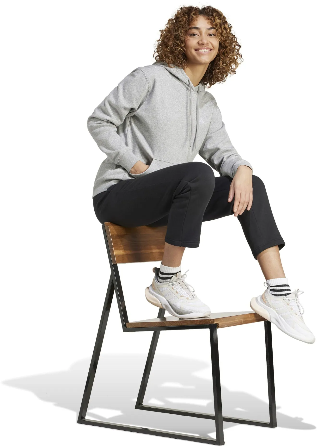 Women's Essentials Small Logo Feel Cozy Hoodie