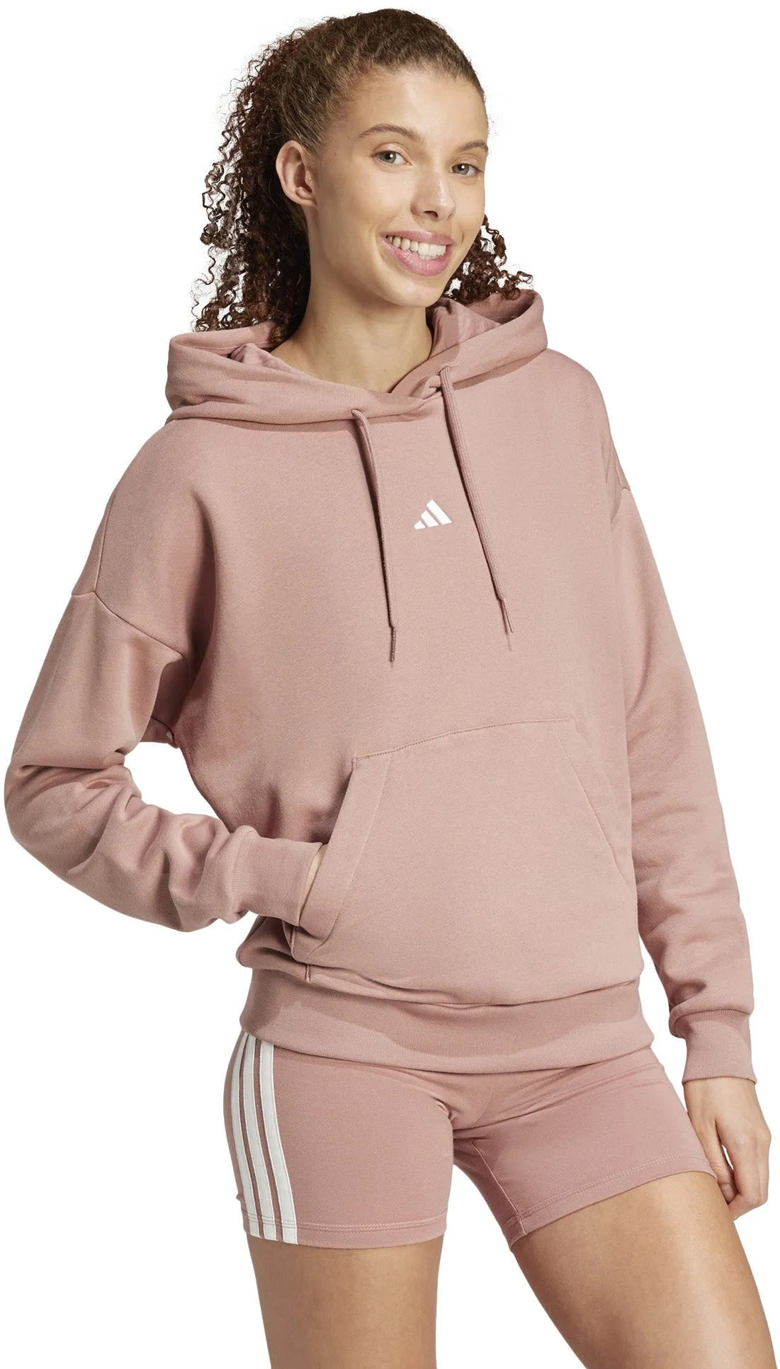 Women's Essentials Small Logo Feel Cozy Hoodie