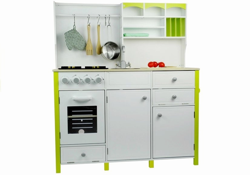Wooden Kitchen With Oven
