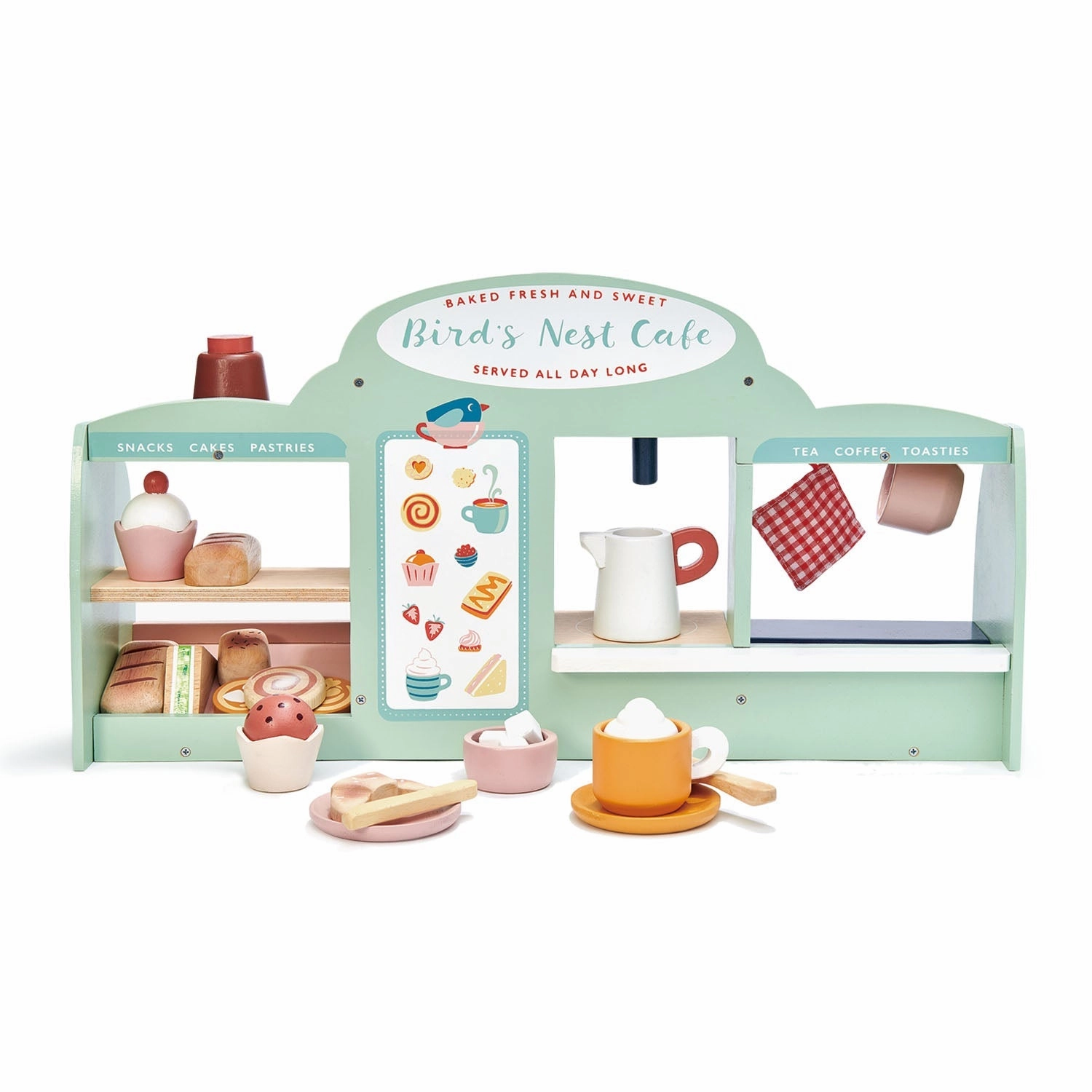 Wooden Mini Chef Birds Nest Caf