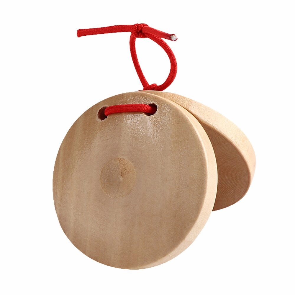 Wooden Natural Castanet